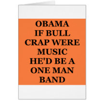 anti obama greeting card