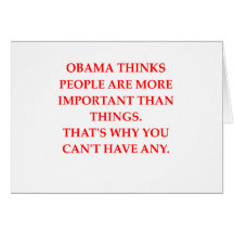 anti obama joke greeting card