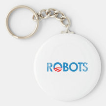 ANTI-OBAMA - ROBOTS- Faded.png Keychains