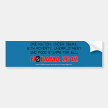 Anti Obama sticker Bumper Sticker