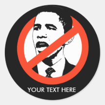 Anti-Obama Sticker / Customised