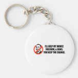 Anti-Obama T-shirt - You keep the change Key Chains