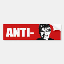 ANTI-PALIN BUMPER STICKERS