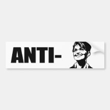 ANTI-PALIN BUMPER STICKERS