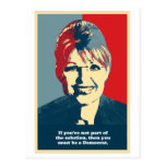 Anti-Palin -   If you're not part of the solution, Postcard