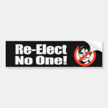Anti-Palin -   Re-Elect No one Bumper Stickers