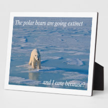 Anti-Polar Bears Plaques
