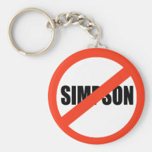ANTI-SIMPSON KEY CHAIN