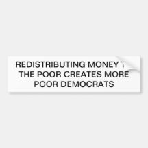 Anti-Socialism" ,"Anti-Democrat", Bumper Sticker