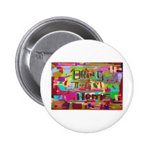 Anti War Poster Button