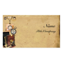 Antique 3 business cards