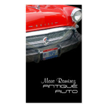 Antique auto restoration business template business card template