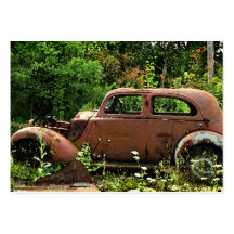 Antique Car ATC Business Card Templates