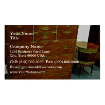 Antique chest of drawers business card template