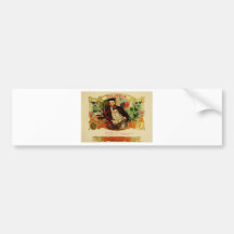 Antique Cigar Label  THE JUDGE  (L6) Bumper Sticker