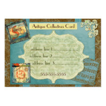 Antique Collectives Custom Business Card Template