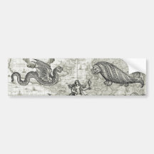 Antique Cryptozoology Bumper Sticker
