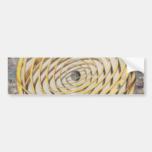 Antique Earth Celestial Map Bumper Sticker