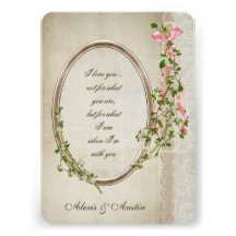 Antique Frame for Wedding Verse Invitations