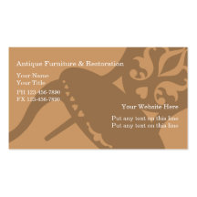 Antique Furniture Business Cards