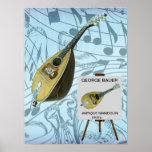 ANTIQUE MANDOLIN-POSTER