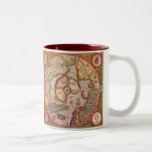 Antique Old World Map, Arctic North Pole, 1595 Mugs
