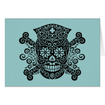 Antique Pirate Nurse Greeting Cards