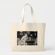Antique Radio, early 1900s Canvas Bags
