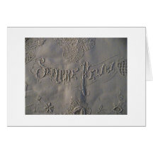 Antique 'Sempre Felici' Italian Wedding Sheet Greeting Cards
