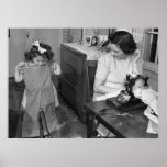Antique Sewing Machine: 1940s Posters