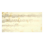 Antique Sheet Music Picture Card