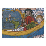 Antique World Map; Amerigo Vespucci Card