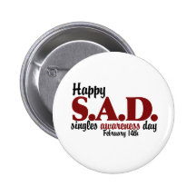 antivalentine S.A.D. Pin