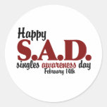 antivalentine S.A.D. Stickers