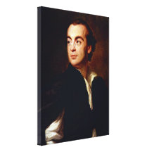Anton Raphael Mengs - Portrait of a man Stretched Canvas Print