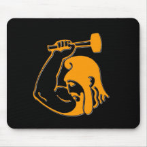 Anvil Man Mouse Pads