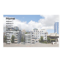AnyTownPanorama, Name, Address 1, Address 2, Co... Business Card Templates