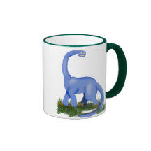 apatosaurus blue baby coffee mug