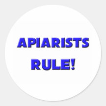 Apiarists Rule! Round Stickers