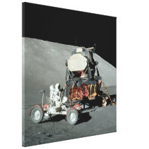Apollo 17 - The Final Manned Moon Landing Canvas Prints