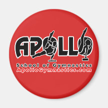 Apollo Gymnastics Magnet