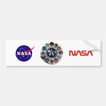 Apollo Program Commemorative Logo Bumper Sticker