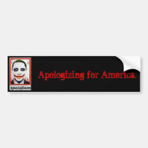 Apologising for America. Bumper Sticker