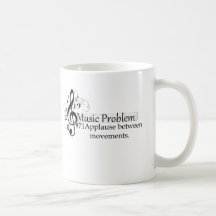 Applause between movements. mugs