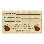 Apple Appointment Business Card