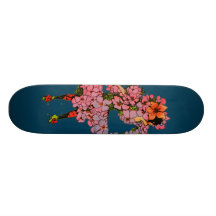 Apple Blossom Custom Skate Board