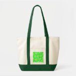 Apple Green Hibiscus Flower print Canvas Bags