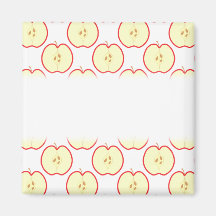Apple pattern. fridge magnets