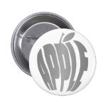 APPLE PINBACK BUTTON