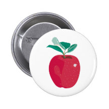 Apple Pinback Buttons